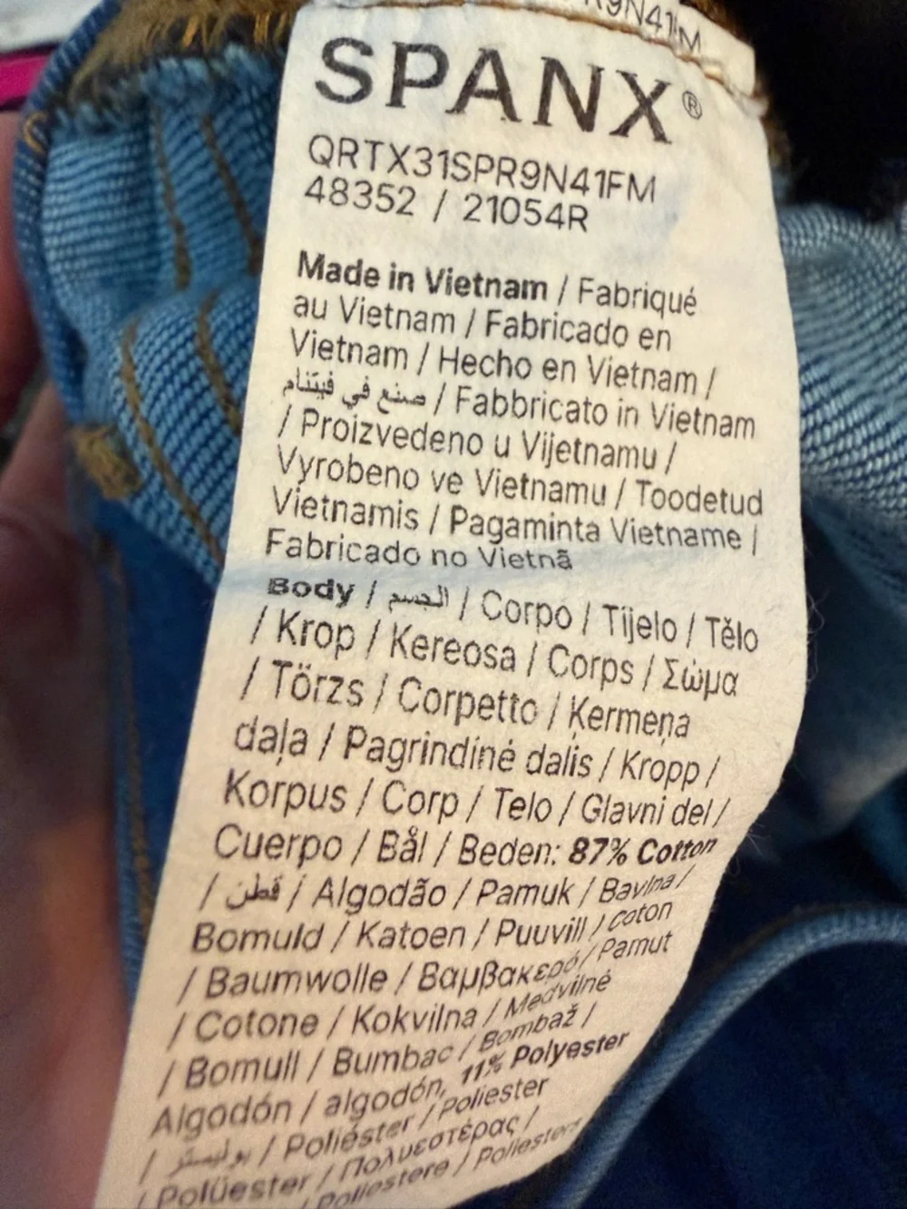 Spanx Denim High-Waist Wide-Leg Crop Jeans - medium EUC - Picture 8 of 8